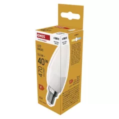   LED izzó Basic gyertya / E14 / 5,5 W (40 W) / 470 lm / Semleges fehér