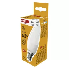   LED izzó Basic Candle E14 / 8,8 W (60 W) / 806 lm / Természetes fehér