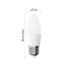 LED izzó Basic gyertya / E27 / 5,5 W (40 W) / 470 lm / Meleg fehér