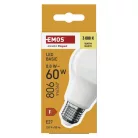 LED izzó Basic A60 / E27 / 8,8 W (60 W) / 806 lm / Meleg fehér