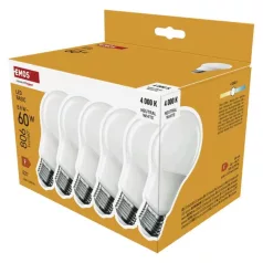   LED izzó Basic A60 / E27 / 8,8 W (60 W) / 806 lm / Természetes fehér