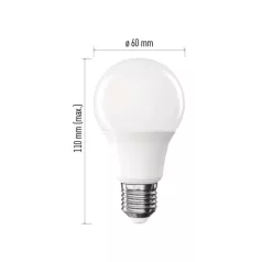   LED izzó Basic A60 / E27 / 8,8 W (60 W) / 806 lm / Természetes fehér