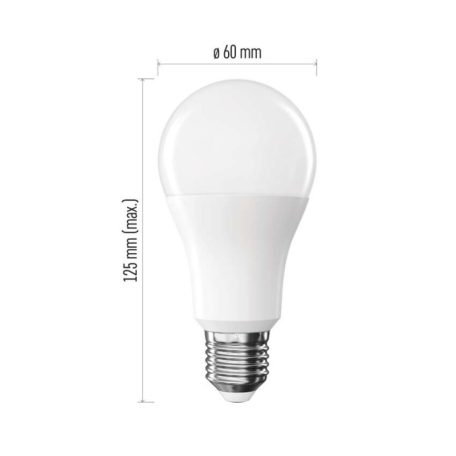 LED izzó Basic A60 / E27 / 15,3W (100 W) / 1521 lm / Természetes fehér