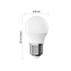 LED izzó Basic Mini Globe / E27 / 5,5 W (40 W) / 470 lm / Természetes fehér