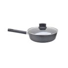 Zilan ZLN0874 Spotty Chef magasfalú serpenyő fedővel, 24 cm, 2,4 literes, tapadásmentes bevonat