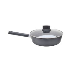   Zilan ZLN0874 Spotty Chef magasfalú serpenyő fedővel, 24 cm, 2,4 literes, tapadásmentes bevonat