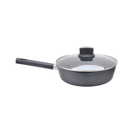 Zilan ZLN0874 Spotty Chef magasfalú serpenyő fedővel, 24 cm, 2,4 literes, tapadásmentes bevonat