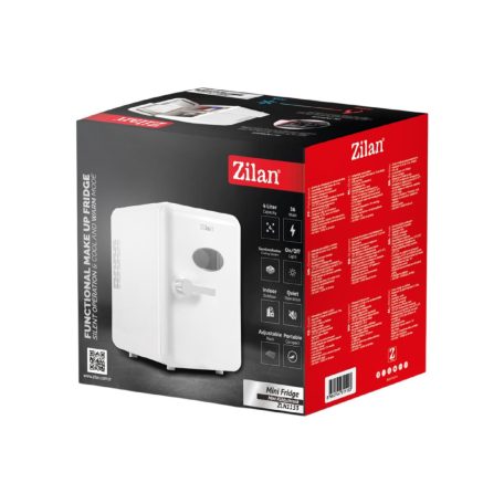 Zilan ZLN1153 mini hűtőszekrény, 36 W, 4 liter kapacitás, hűtésre és melegítésre is alkalmas, 230 V és 12 V üzemelés