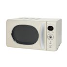 Zilan ZLN1245 retró mikrohullámú sütő, 700 W, 20 liter, 6 fokozat, LED kijelző, gyerekzár, elektronikus vezérlő, bézs