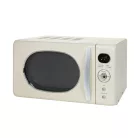 Zilan ZLN1245 retró mikrohullámú sütő, 700 W, 20 liter, 6 fokozat, LED kijelző, gyerekzár, elektronikus vezérlő, bézs
