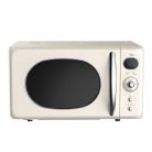 Zilan ZLN1245 retró mikrohullámú sütő, 700 W, 20 liter, 6 fokozat, LED kijelző, gyerekzár, elektronikus vezérlő, bézs