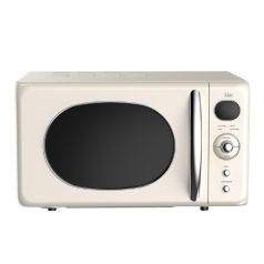   Zilan ZLN1245 retró mikrohullámú sütő, 700 W, 20 liter, 6 fokozat, LED kijelző, gyerekzár, elektronikus vezérlő, bézs