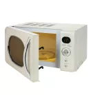 Zilan ZLN1245 retró mikrohullámú sütő, 700 W, 20 liter, 6 fokozat, LED kijelző, gyerekzár, elektronikus vezérlő, bézs