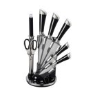 Zilan ZLN1634 8 darabos késkészlet, állvánnyal, 3CR13 rozsdamentes acél, mosogatógépben mosható