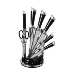   Zilan ZLN1634 8 darabos késkészlet, állvánnyal, 3CR13 rozsdamentes acél, mosogatógépben mosható