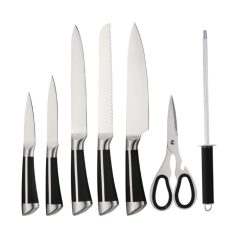   Zilan ZLN1634 8 darabos késkészlet, állvánnyal, 3CR13 rozsdamentes acél, mosogatógépben mosható