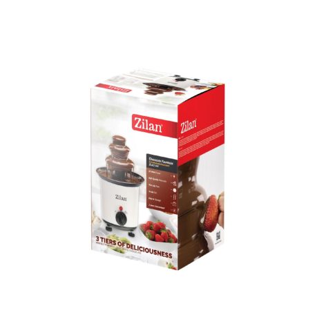 Zilan ZLN2144 csokiszökőkút, 30 W, 200 ml-es kapacitás, 80°-os hőmérséklet, tartozékok