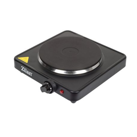 Zilan ZLN2174 elektromos főzőlap, 1500 W, 1 főzőlap, hőmérséklet szabályozó, fekete