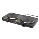 Zilan ZLN2181 elektromos főzőlap, 2500 W, 2 főzőlap, 2 db hőmérséklet szabályozó, fekete