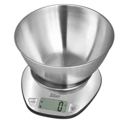   Zilan ZLN2960 konyhai mérleg, mérőedénnyel, 5kg, 2000ml kapacitás, LCD kijelző, elemes tápellátás