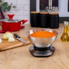 Zilan ZLN2960 konyhai mérleg, mérőedénnyel, 5kg, 2000ml kapacitás, LCD kijelző, elemes tápellátás