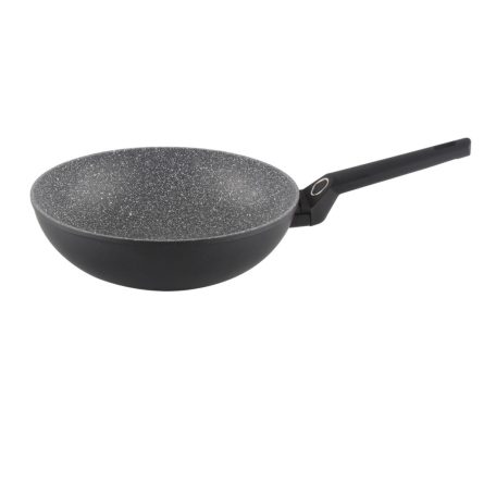 Zilan ZLN3345 wok serpenyő, 28 cm, tapadásmentes gránit belső bevonat, indukciós alj