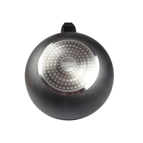 Zilan ZLN3345 wok serpenyő, 28 cm, tapadásmentes gránit belső bevonat, indukciós alj