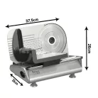 Zilan ZLN3376 szeletelőgép, 150 W, 190 mm-es forgókés, állítható szeletelési vastagság, biztonságos kivitel