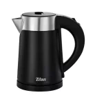 Zilan ZLN3387 vízforraló, 900 W, duplafalú, 0.8l, 360°-ban forgatható, rejtett fűtőszál, jelzőfény, fekete