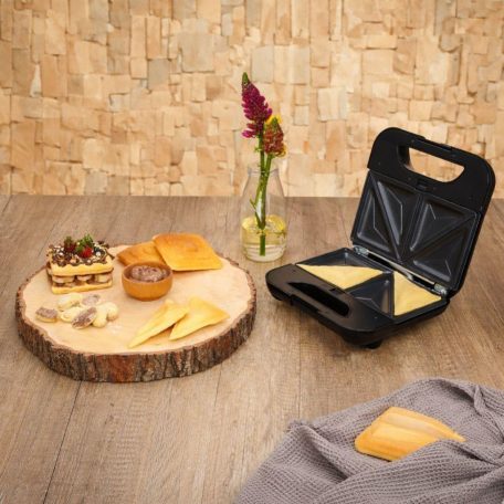 Zilan ZLN3932 5 in 1 szendvicssütő,  800 W, LED visszajelző, 5 cserélhető sütőlap, fekete-ezüst kivitel