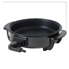 Zilan ZLN4957 elektromos serpenyő, 1500 W, 36 cm belső átmérő, tapadásmentes bevonat, üvegfedél