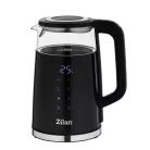 Zilan ZLN7859 vízforraló, max. 2200 W, 1,7 literes, rejtett fűtőszál, digitális kijelző