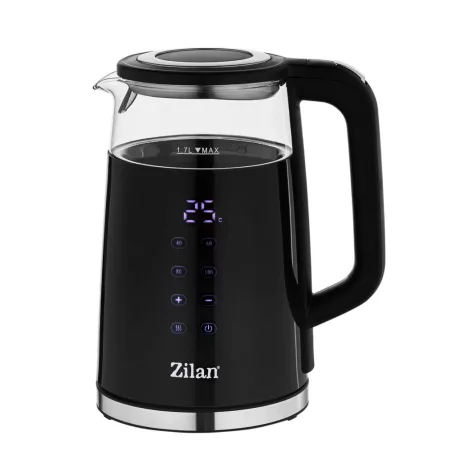 Zilan ZLN7859 vízforraló, max. 2200 W, 1,7 literes, rejtett fűtőszál, digitális kijelző
