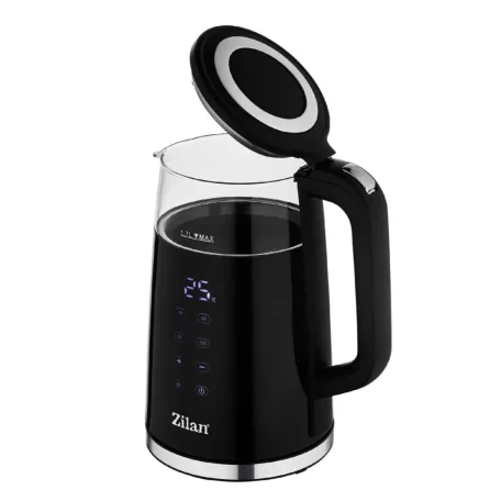 Zilan ZLN7859 vízforraló, max. 2200 W, 1,7 literes, rejtett fűtőszál, digitális kijelző