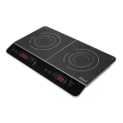 Zilan ZLN8088 indukciós főzőlap, 2000 W / 1500 W, 2 főzőlap, 2x10 fokozat, időzíthető, automatikus kikapcsolás, fekete