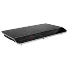 Zilan ZLN8088 indukciós főzőlap, 2000 W / 1500 W, 2 főzőlap, 2x10 fokozat, időzíthető, automatikus kikapcsolás, fekete