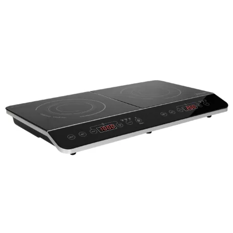 Zilan ZLN8088 indukciós főzőlap, 2000 W / 1500 W, 2 főzőlap, 2x10 fokozat, időzíthető, automatikus kikapcsolás, fekete