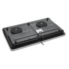 Zilan ZLN8088 indukciós főzőlap, 2000 W / 1500 W, 2 főzőlap, 2x10 fokozat, időzíthető, automatikus kikapcsolás, fekete