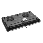 Zilan ZLN8088 indukciós főzőlap, 2000 W / 1500 W, 2 főzőlap, 2x10 fokozat, időzíthető, automatikus kikapcsolás, fekete