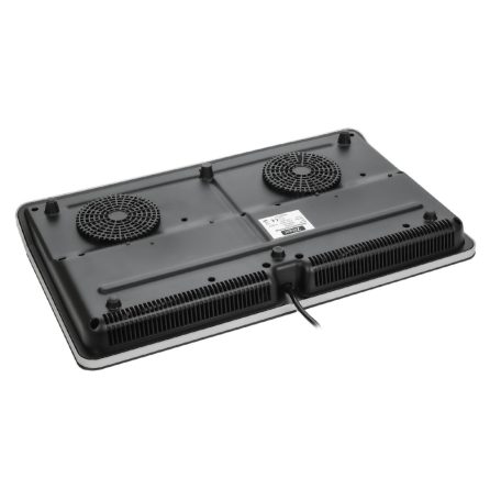 Zilan ZLN8088 indukciós főzőlap, 2000 W / 1500 W, 2 főzőlap, 2x10 fokozat, időzíthető, automatikus kikapcsolás, fekete