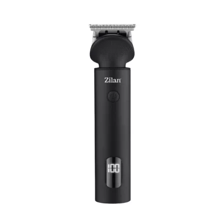 Zilan ZLN8672 Zeus haj- és testszőrnyíró készlet, rozsdamentes acél penge, 15 féle tartozék fej, LED kijelző, alumínium ház
