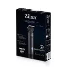 Zilan ZLN8672 Zeus haj- és testszőrnyíró készlet, rozsdamentes acél penge, 15 féle tartozék fej, LED kijelző, alumínium ház