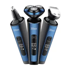   Zilan ZLN8726 Aion borotva és trimmelő, vízálló kivitel, rozsdamentes acél pengék, akkumulátoros működés, LED kijelző