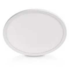  LED felületi lámpatest FLORI kerek, fehér, 18W, semleges fehér