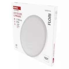   LED felületi lámpatest FLORI kerek, fehér, 22W, semleges fehér