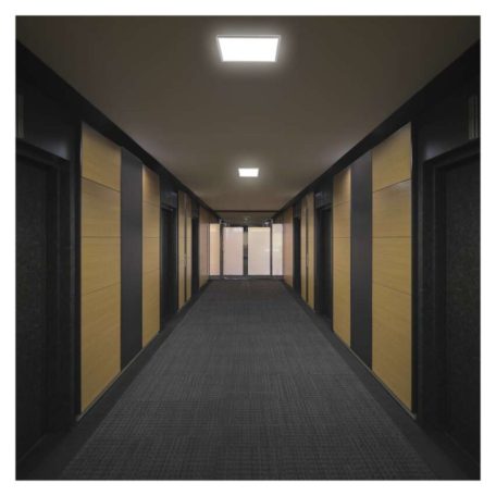 LED felületi lámpatest FLORI négyzet, fehér, 18W, semleges fehér