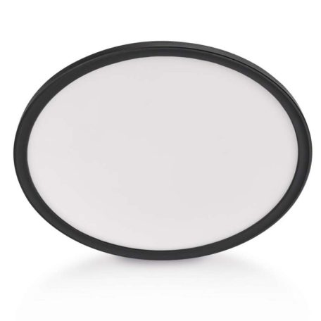 LED felületi lámpatest FLORI fekete, fehér, 18W, semleges fehér