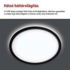 LED felületi lámpatest FLORI fekete, fehér, 22W, semleges fehér