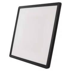   LED felületi lámpatest FLORI négyzet, fekete, 18W, semleges fehér