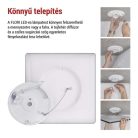 LED felületi lámpatest FLORI négyzet, fekete, 18W, semleges fehér